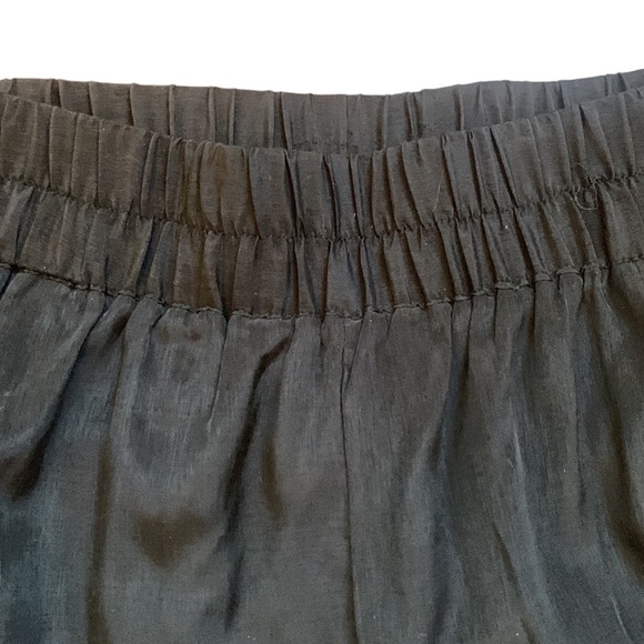 Black Ankle Jogger Track Pants with Zipper Detail Lightweight Size M - Picture 8 of 8